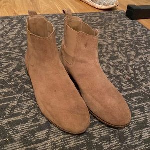hawkens micgill chelsea boots suede size 10